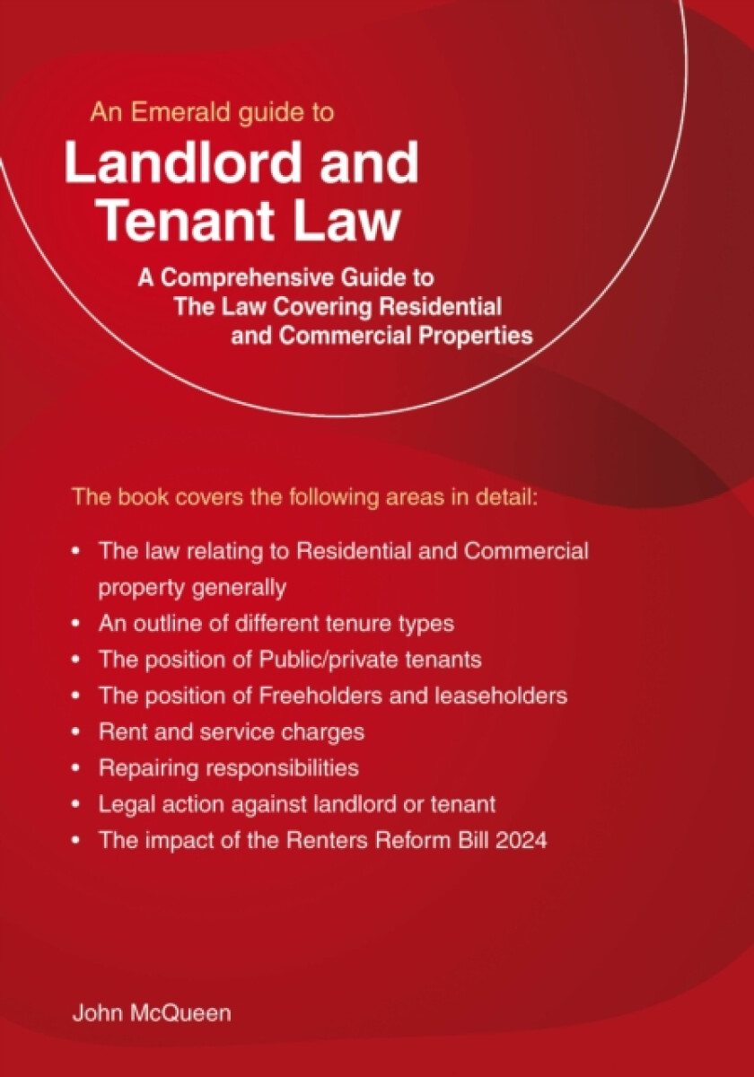Kniha Emerald Guide to Landlord and Tenant Law - Residential and Commercial Property