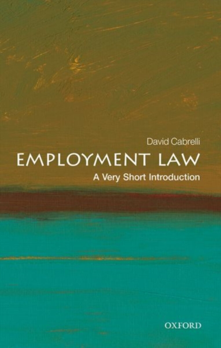 Kniha Employment Law: A Very Short Introduction
