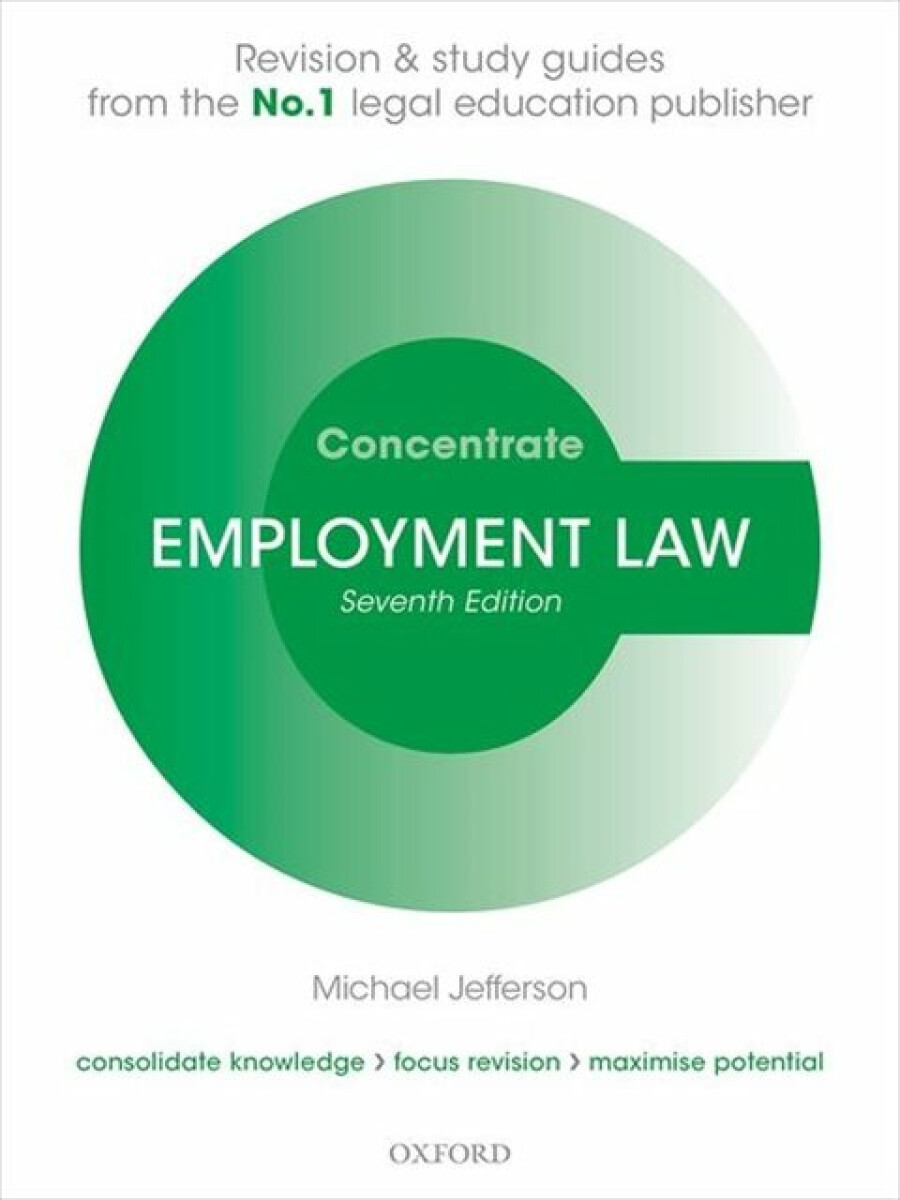 Kniha Employment Law Concentrate