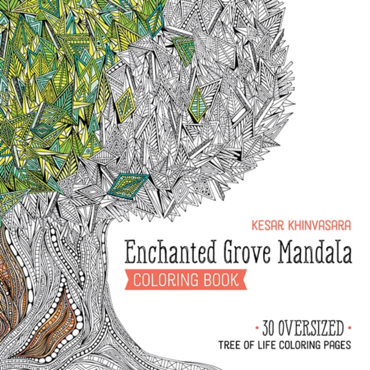 Kniha Enchanted Grove Mandala Coloring Book