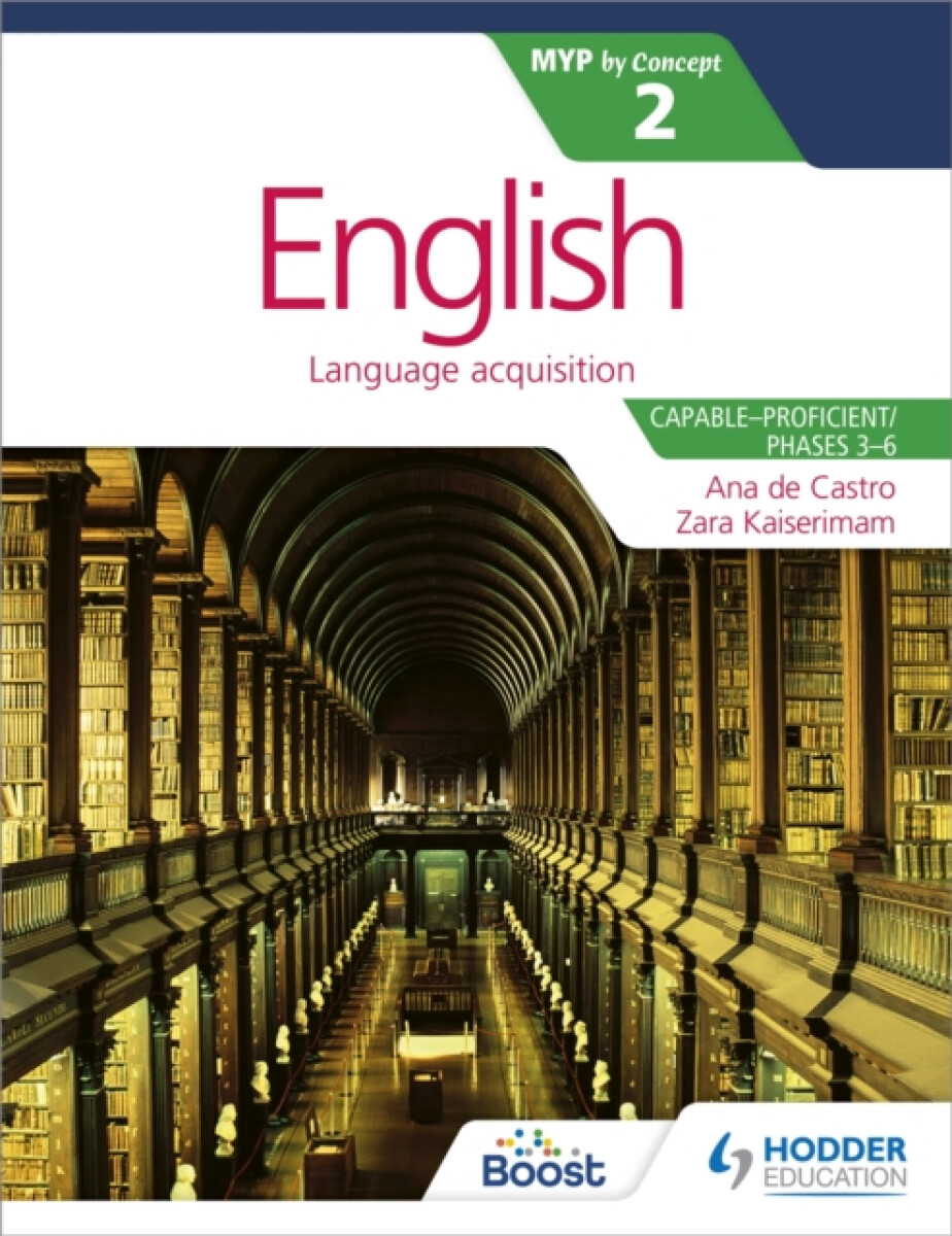 Kniha English for the IB MYP 2 (Capable–Proficient/Phases 3-4; 5-6): by Concept