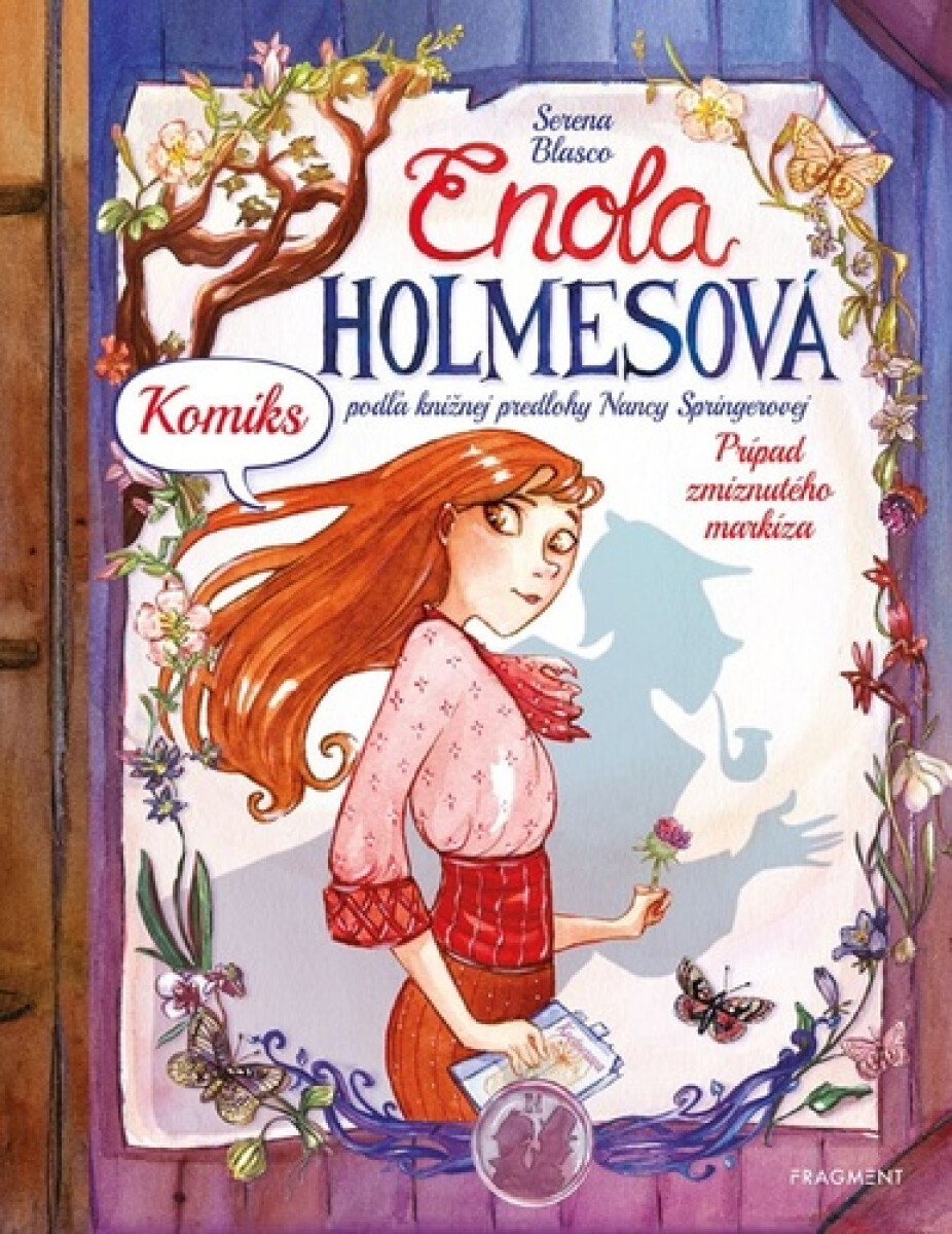 Kniha Enola Holmesová: Prípad zmiznutého markíza (komiks)