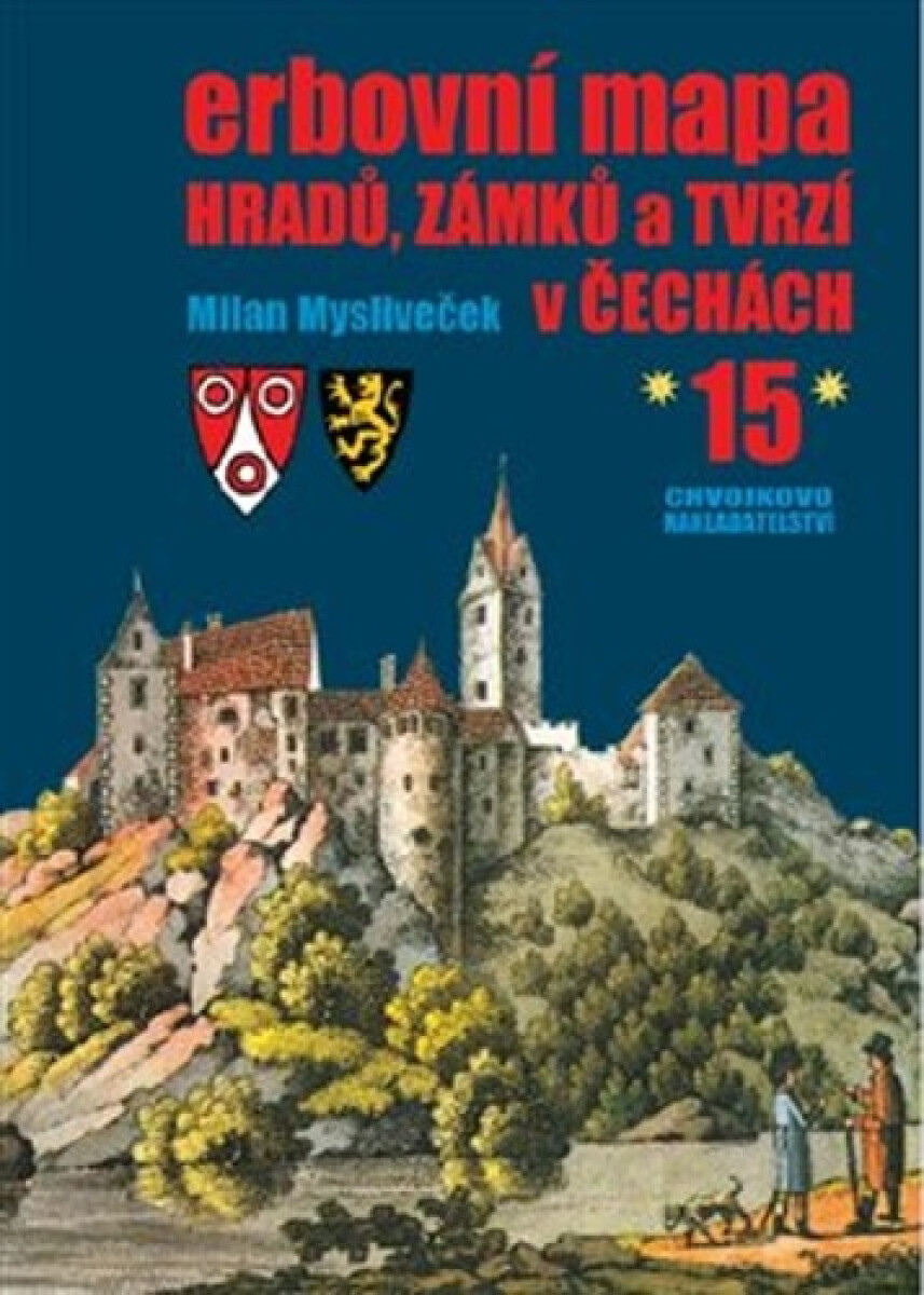 Kniha Erbovní mapa hradů, zámků a tvrzí v Čechách 15
