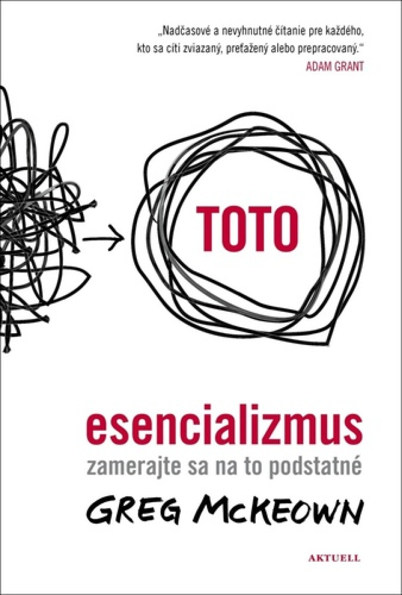 Kniha Esencializmus