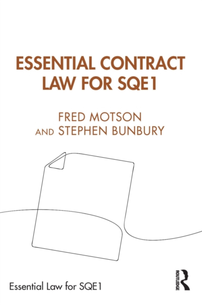 Kniha Essential Contract Law for SQE1