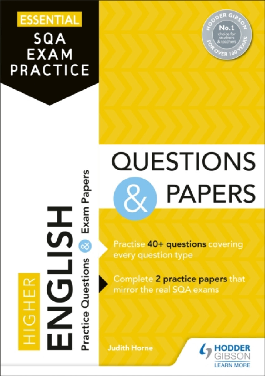 Kniha Essential SQA Exam Practice: Higher English Questions and Papers