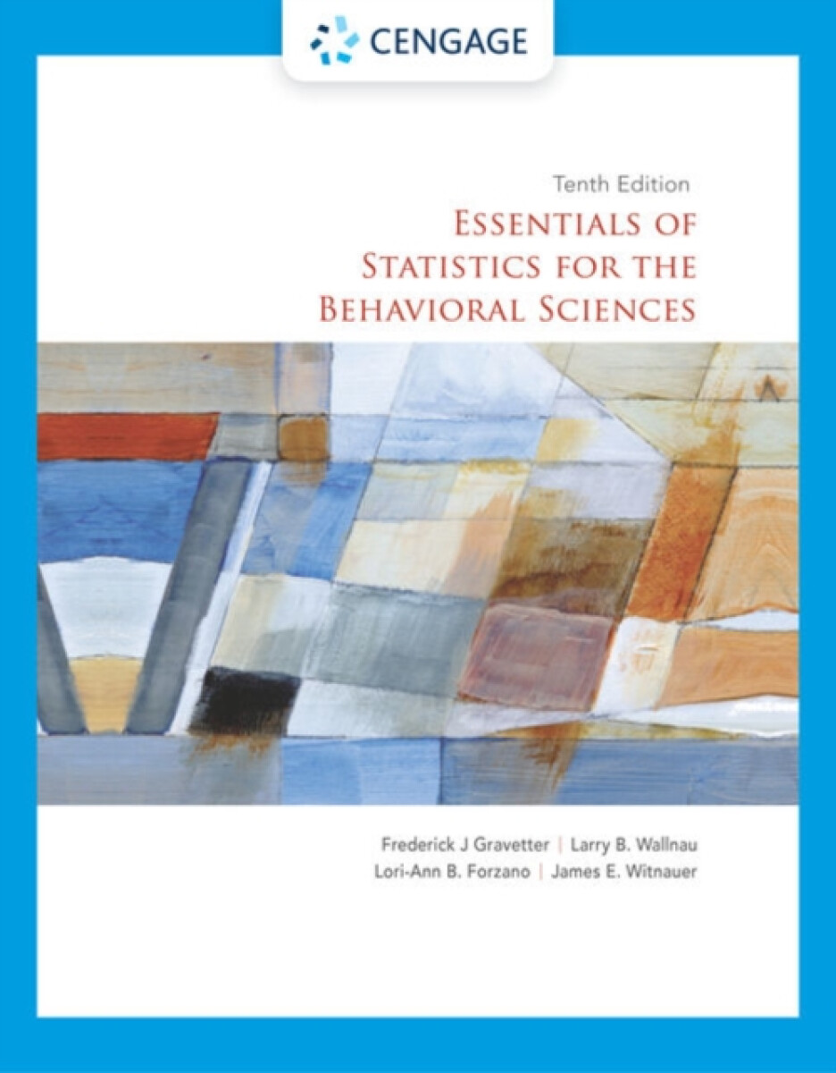 Kniha Essentials of Statistics for the Behavioral Sciences