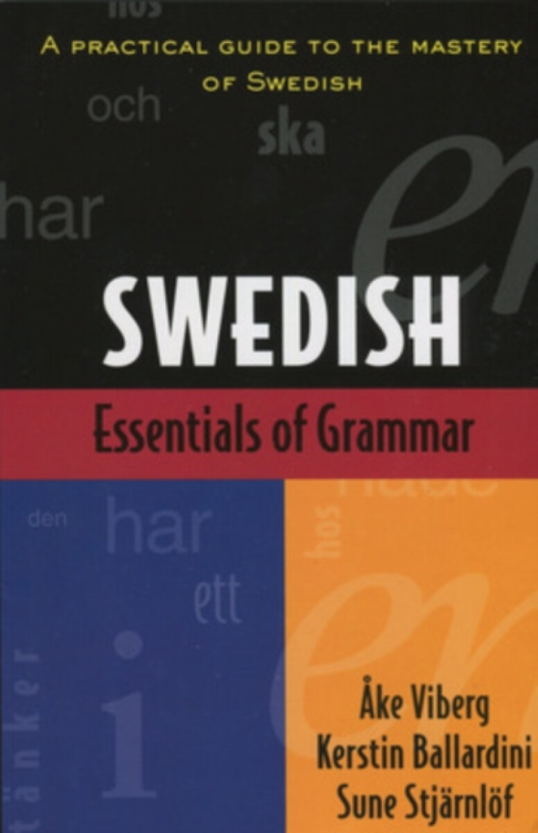 Kniha Essentials of Swedish Grammar