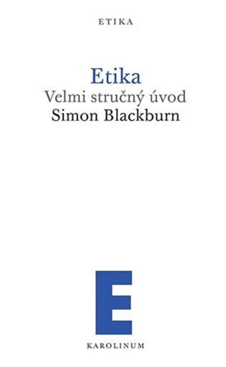 Kniha Etika Velmi stručný úvod