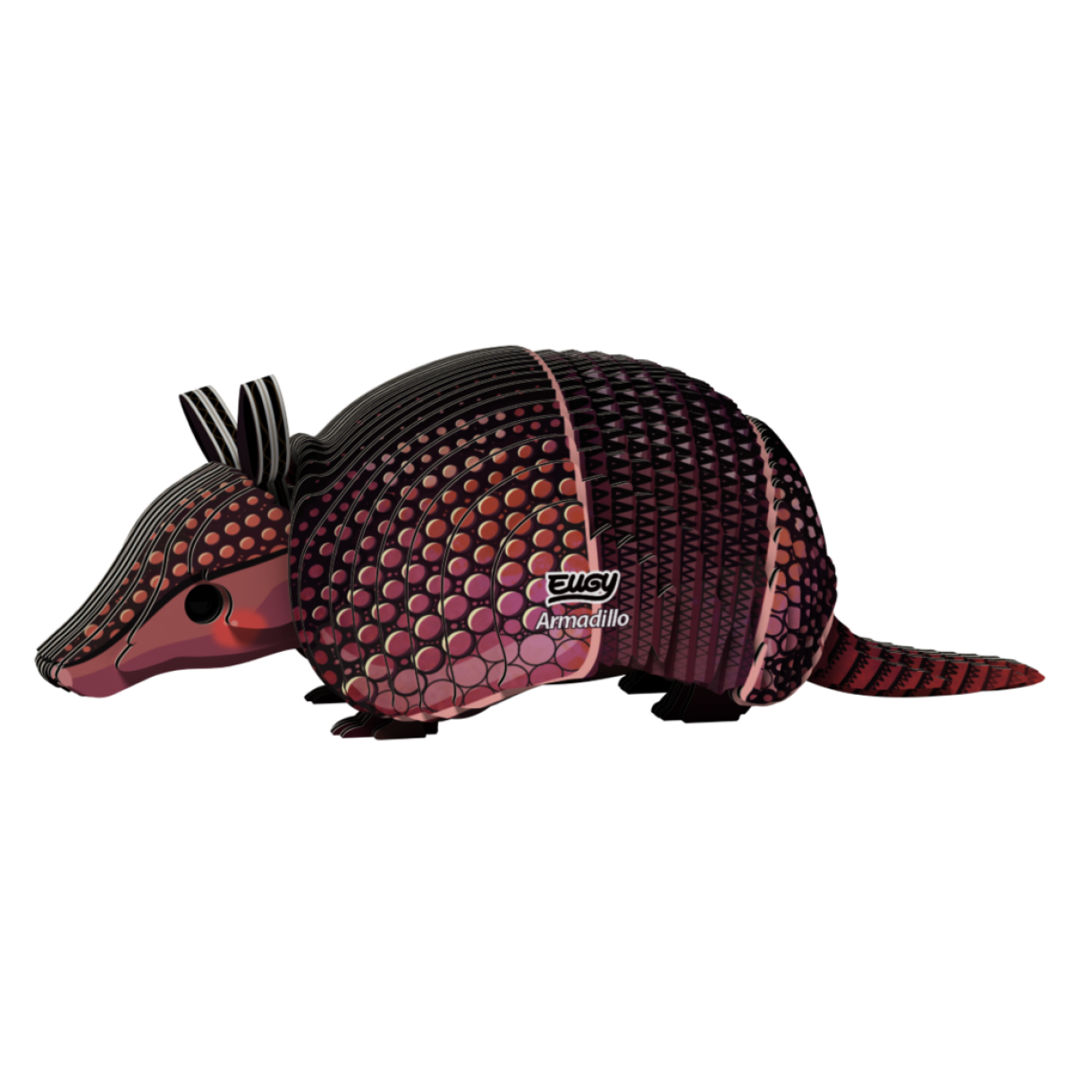 EUGY Pásovec 3D kartonová skládačka