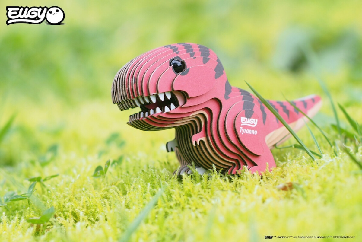 EUGY Tyranosaurus 3D kartonová skládačka (obrázek 7)