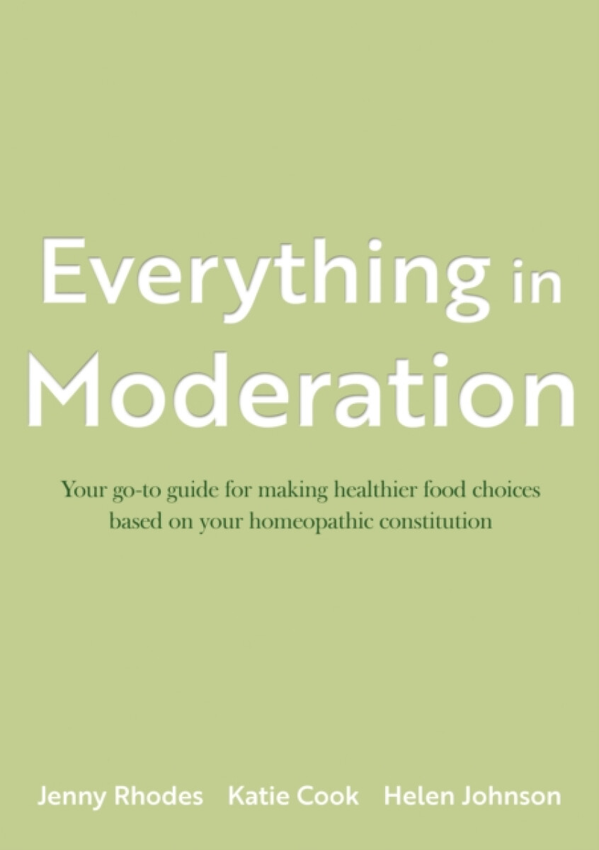 Kniha Everything in Moderation