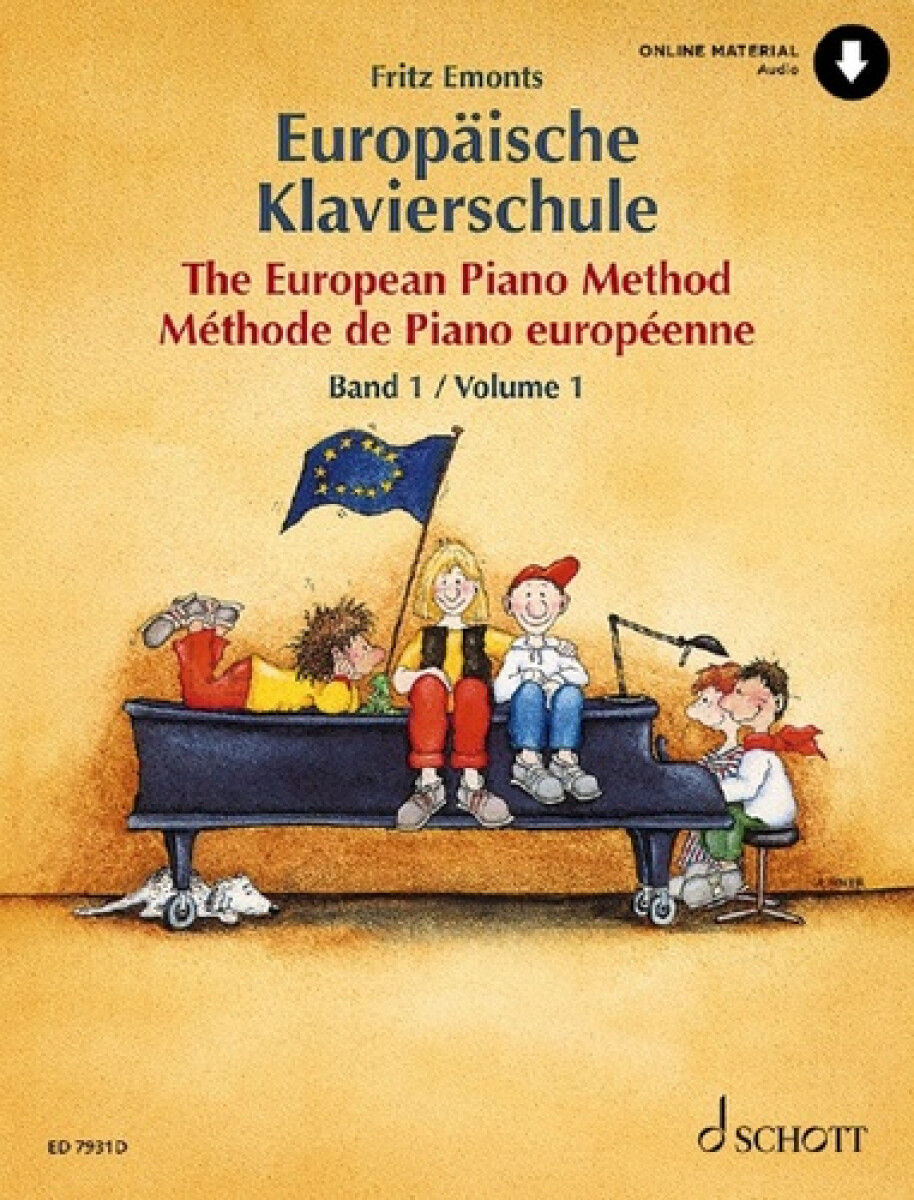 Kniha Evropská klavírní škola I. / Europäische Klavierschule I. (německy)