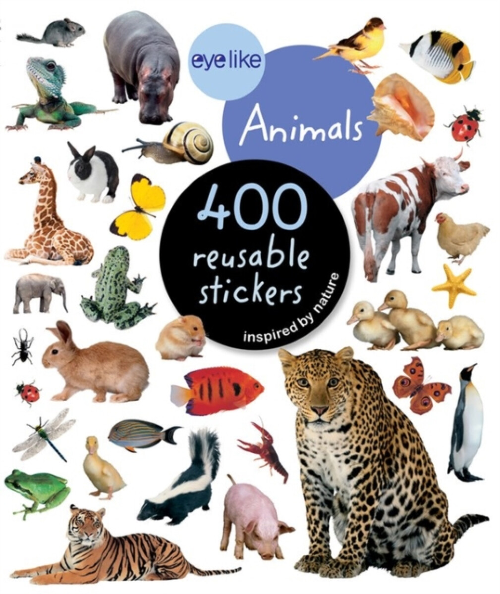 Kniha Eyelike Stickers: Animals