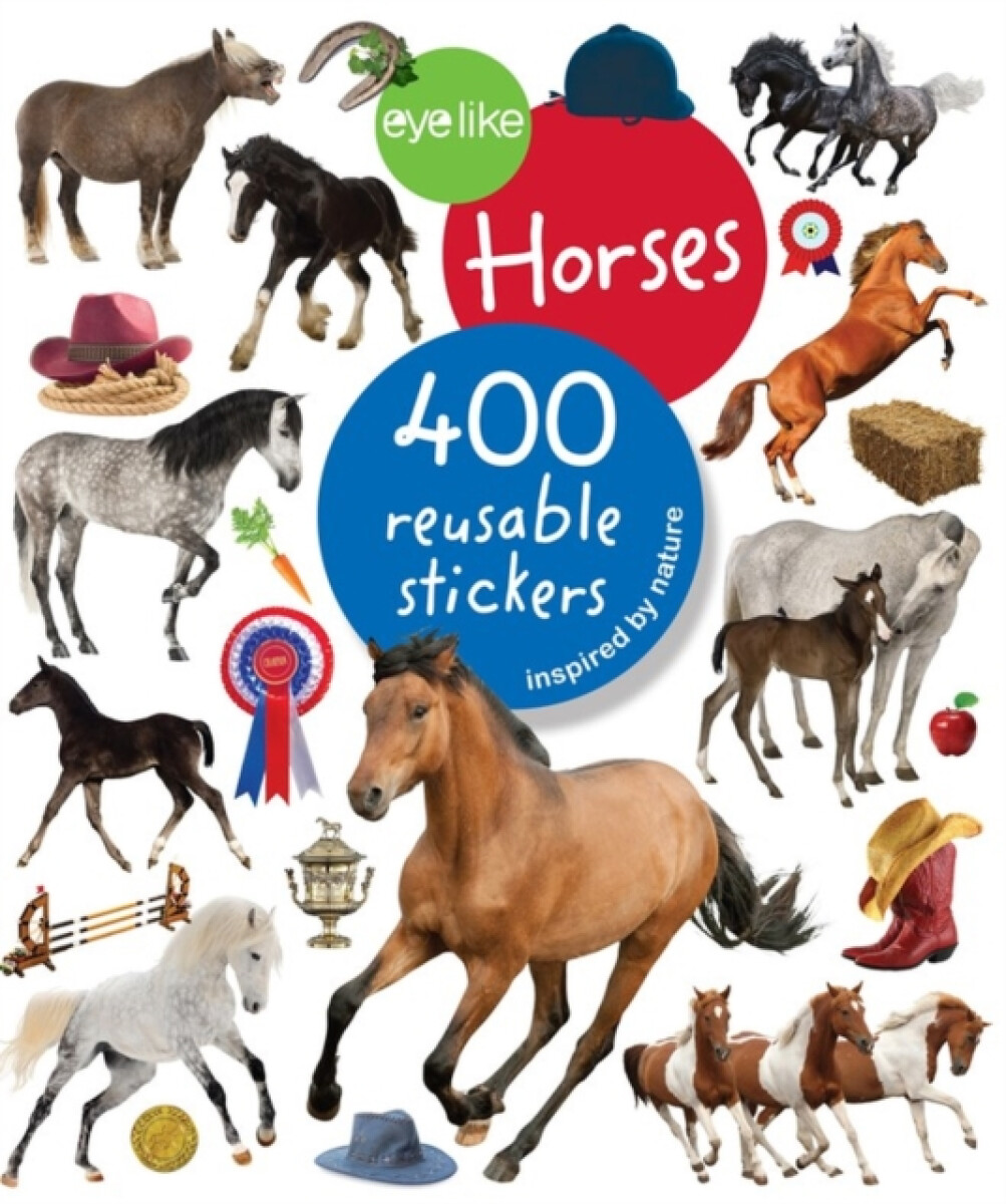 Kniha Eyelike Stickers: Horses