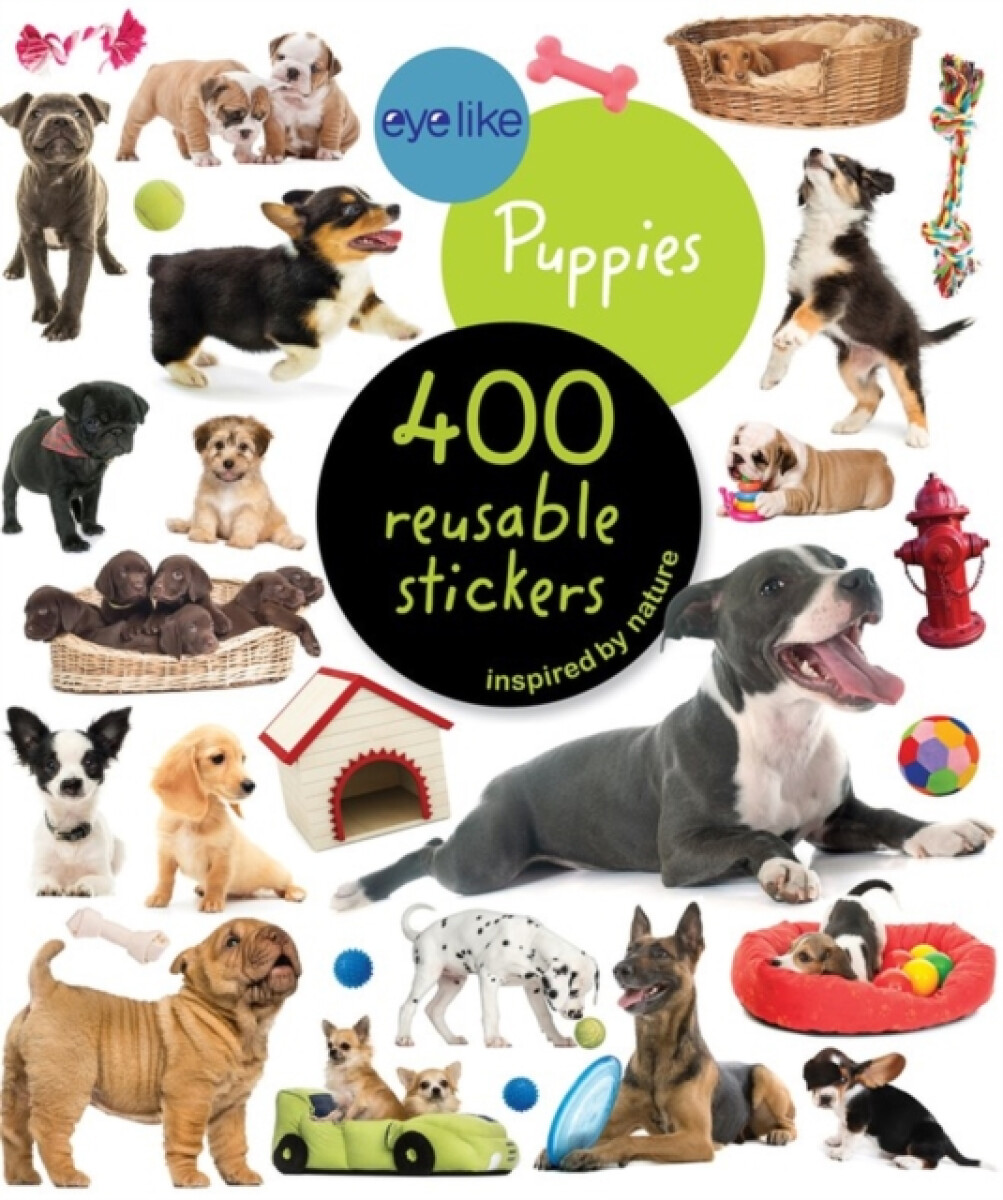 Kniha Eyelike Stickers: Puppies