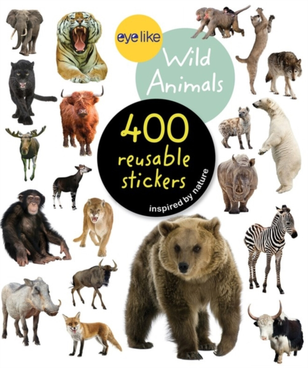 Kniha Eyelike Stickers: Wild Animals