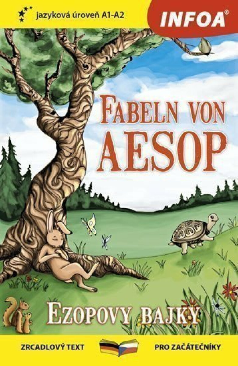 Kniha Ezopovy bajky / Fabeln von Aesop