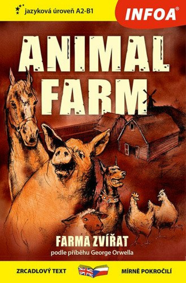 Kniha Farma zvířat / Animal farm A2-B1