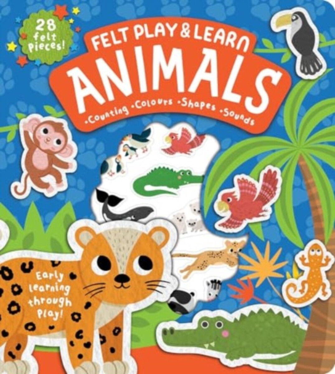 Felt Play & Learn Animals - Alice Barker