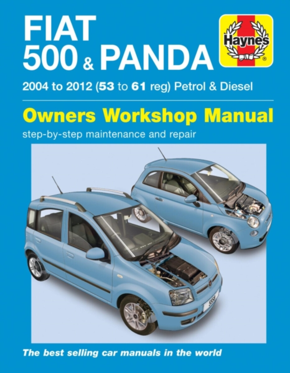 Kniha Fiat 500 a Panda (04 - 12) Haynes Repair Manual