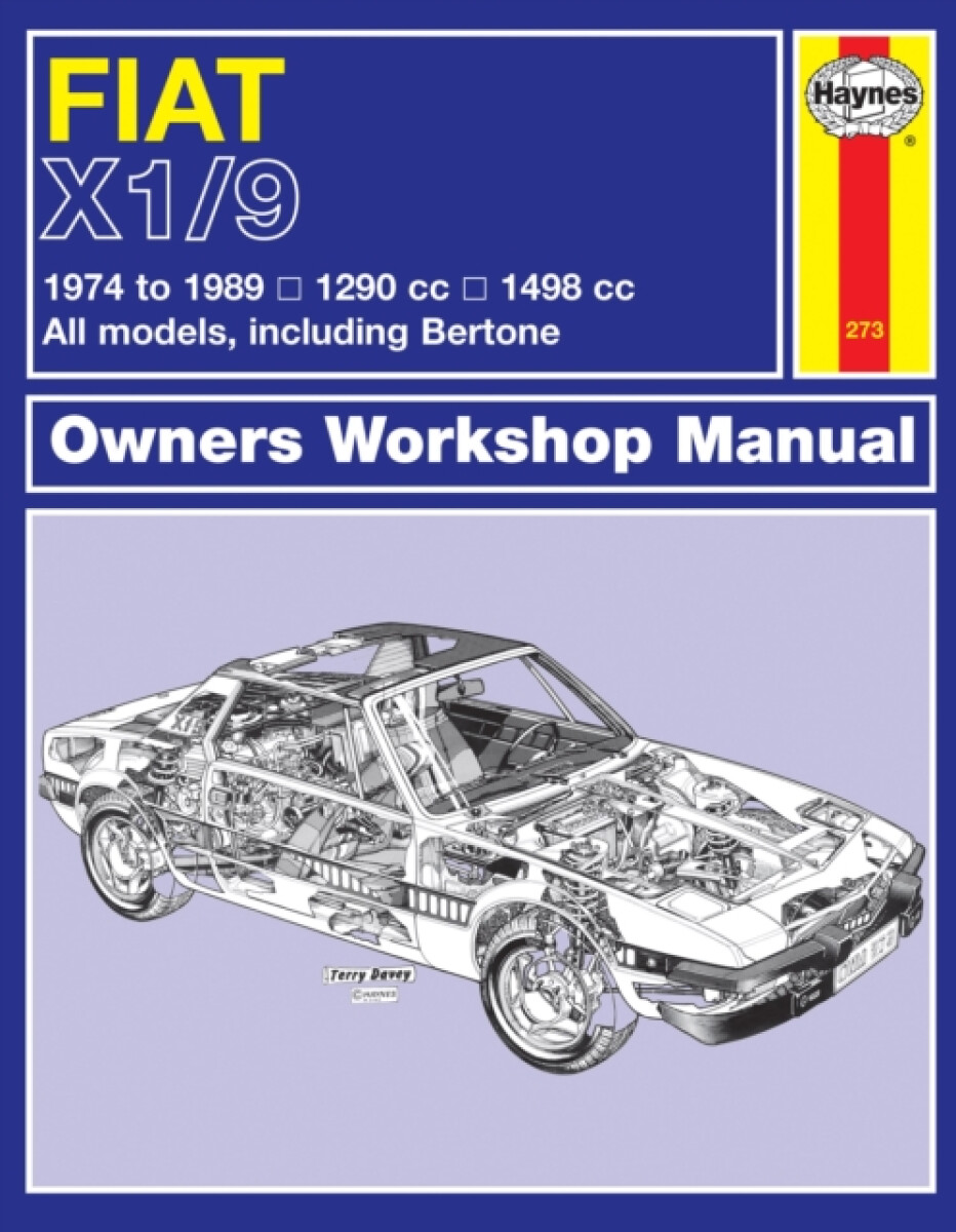 Kniha Fiat X1/9 (74 - 89) Haynes Repair Manual