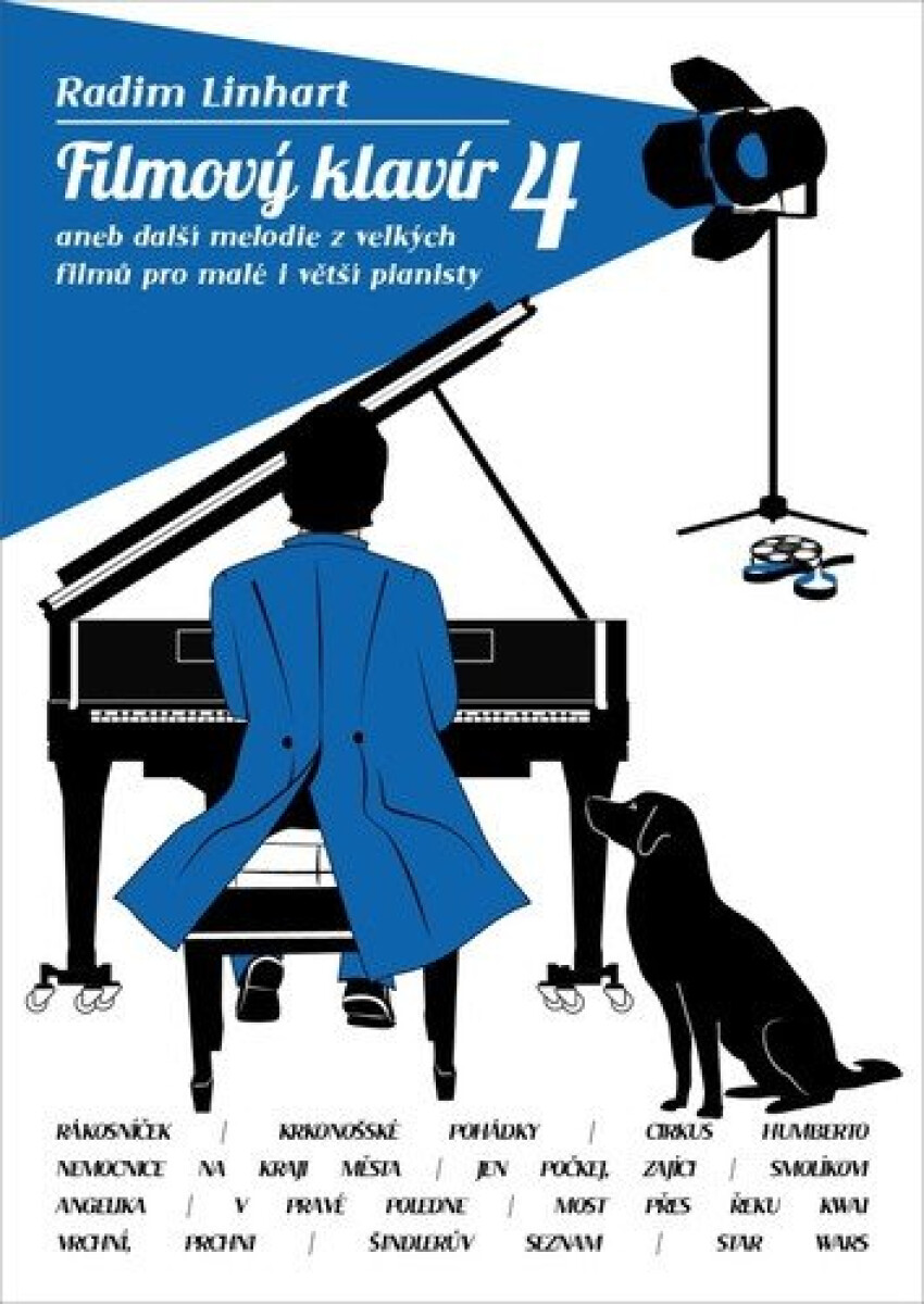 Kniha Filmový klavír 4 aneb další melodie z vellkých filmů pro malé i větší pianisty