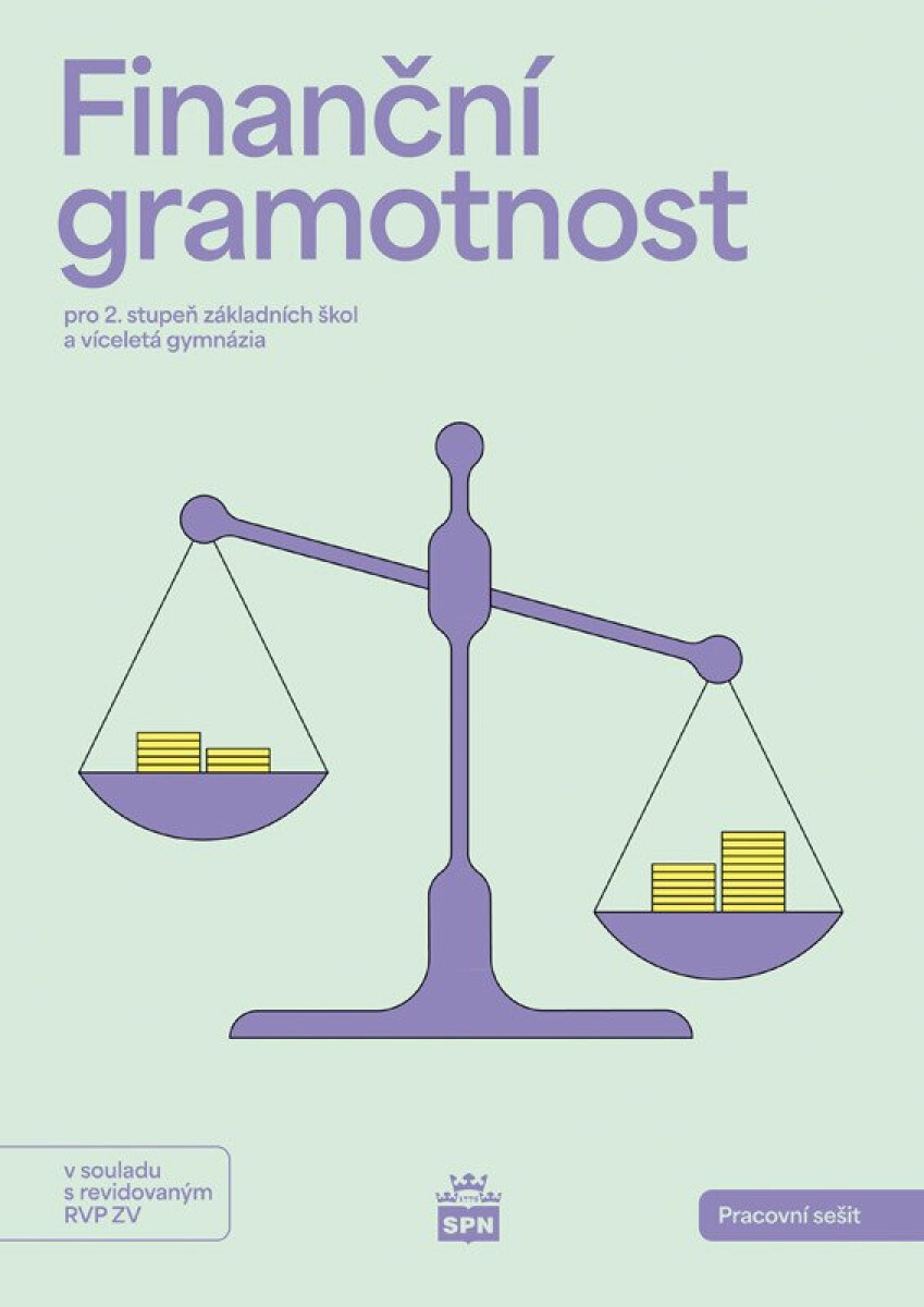 Kniha Finanční gramotnost pro 2. stupeň ZŠ a a víceletá gymnázia - Pracovní sešit RVP
