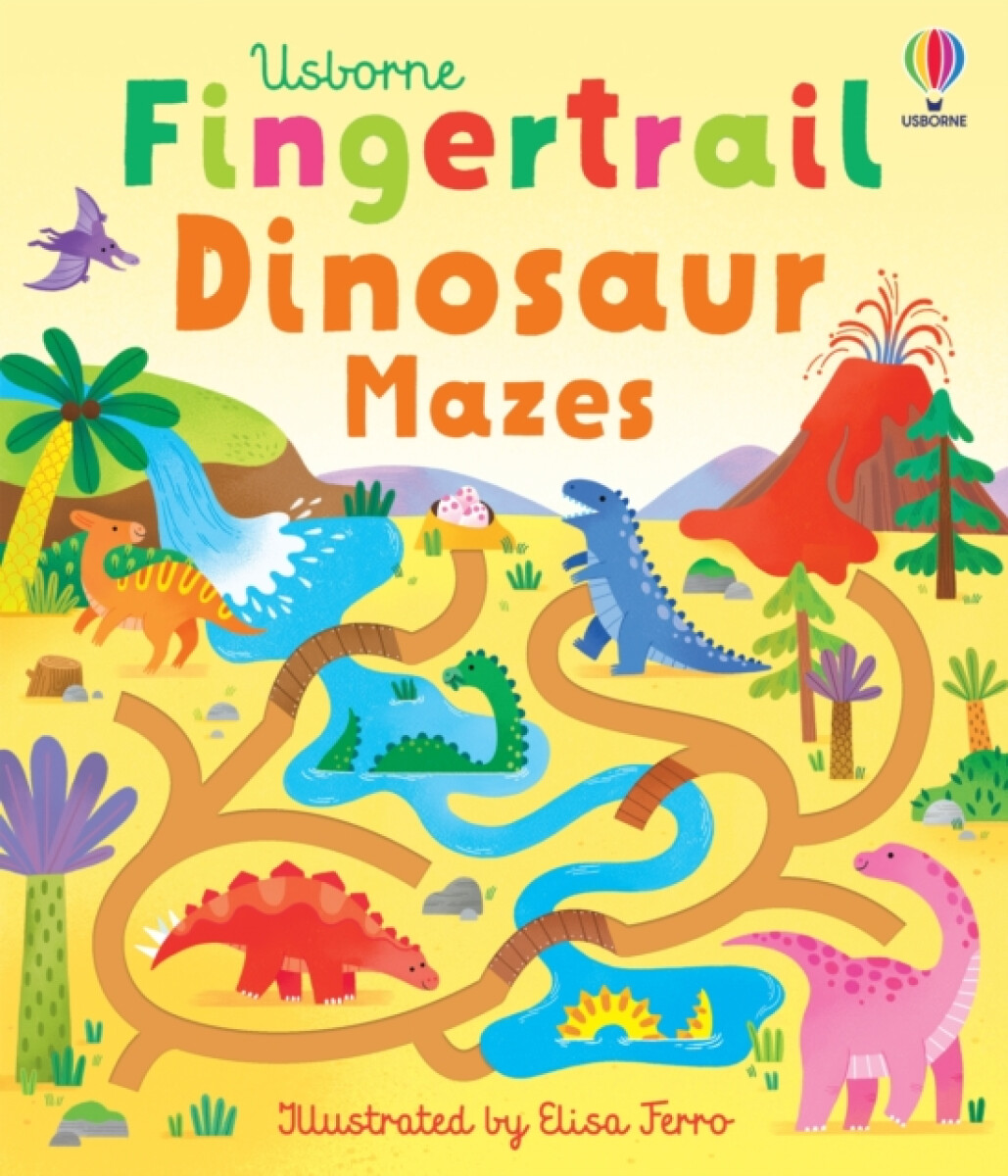 Kniha Fingertrail Dinosaur Mazes