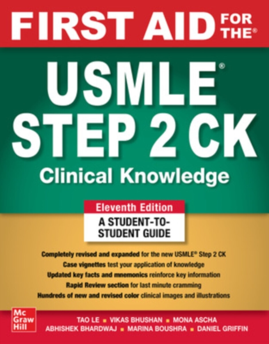 Kniha First Aid for the USMLE Step 2 CK, Eleventh Edition