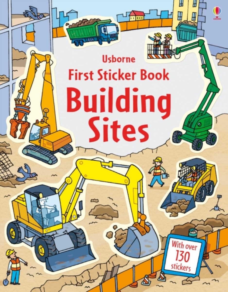 Kniha First Sticker Book Building Sites