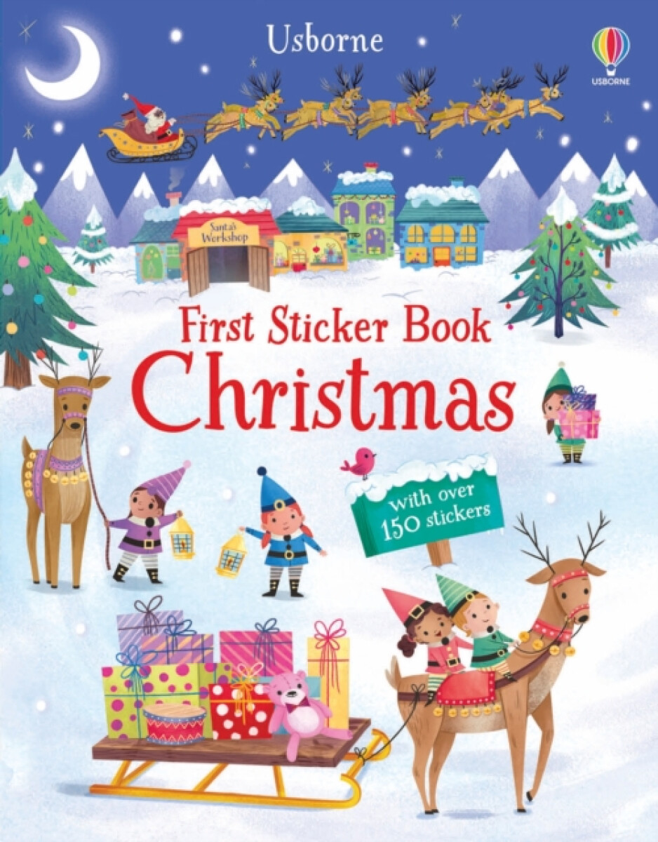 Kniha First Sticker Book Christmas