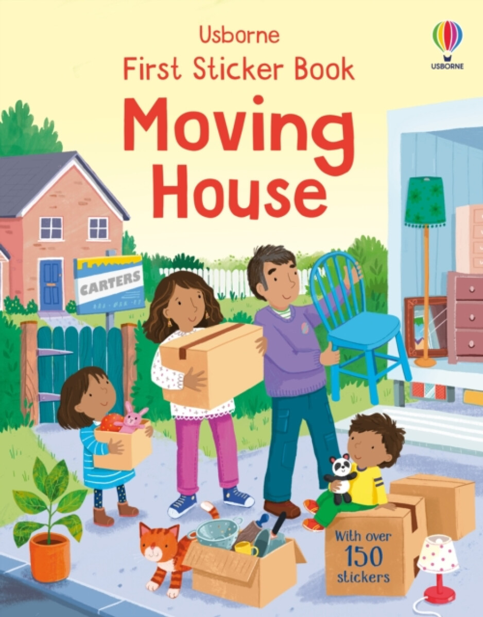 Kniha First Sticker Book Moving House