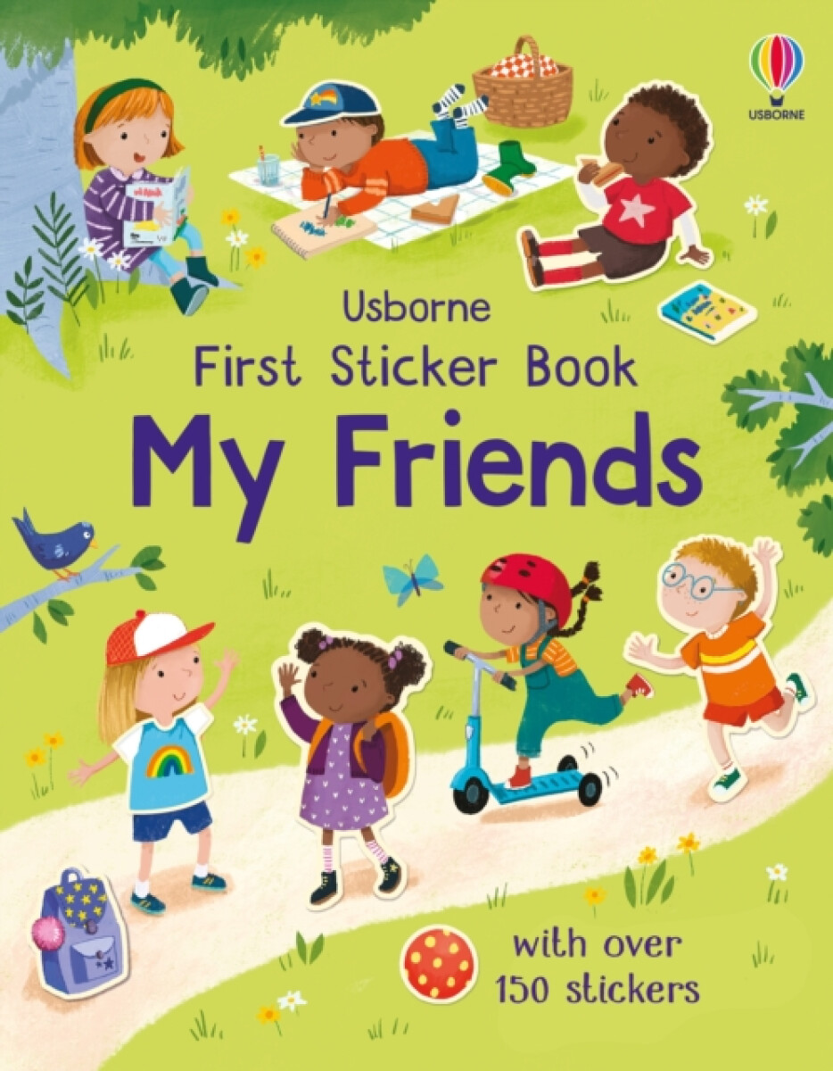 Kniha First Sticker Book My Friends