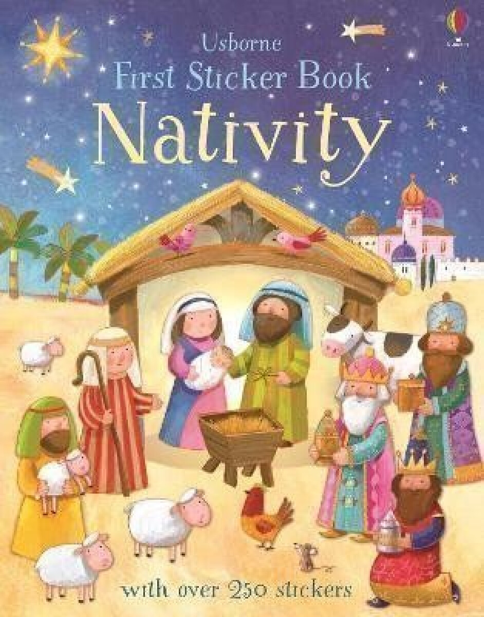 Kniha First Sticker Book Nativity