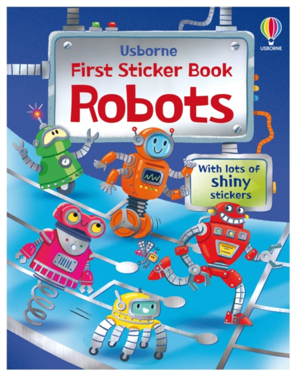 Kniha First Sticker Book Robots