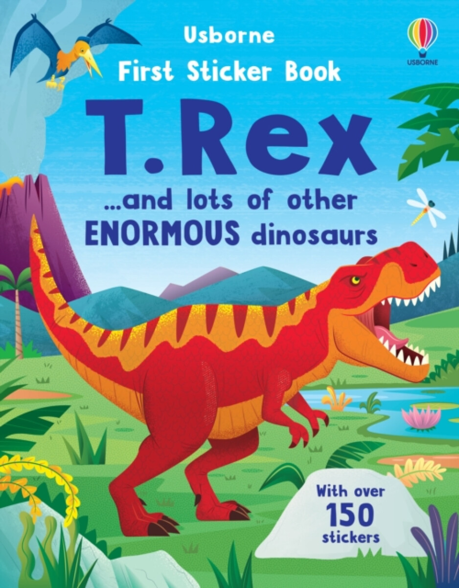 Kniha First Sticker Book T. Rex