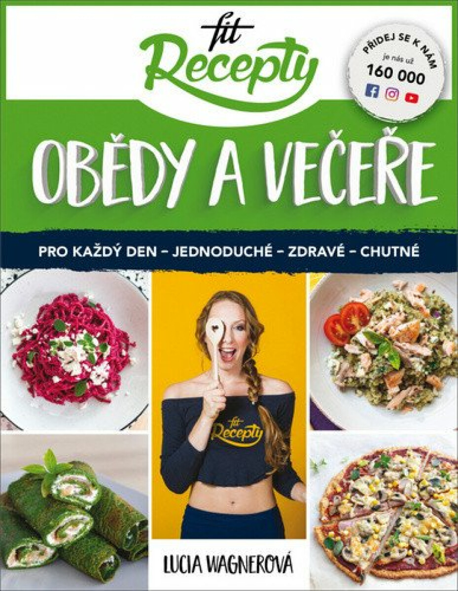 Kniha Fit recepty Obědy a večeře