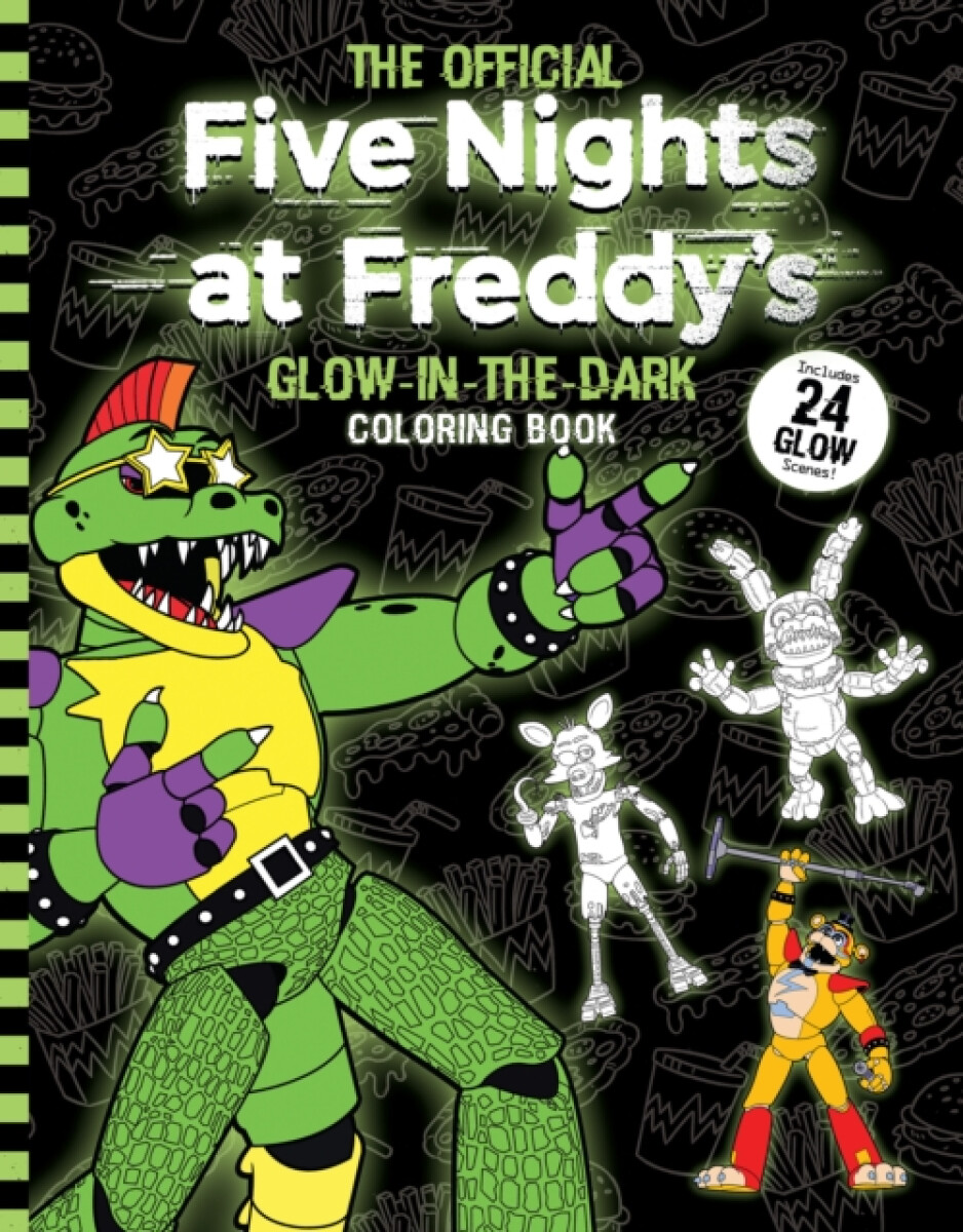 Kniha Five Nights at Freddy's Glow in the Dark Coloring Book