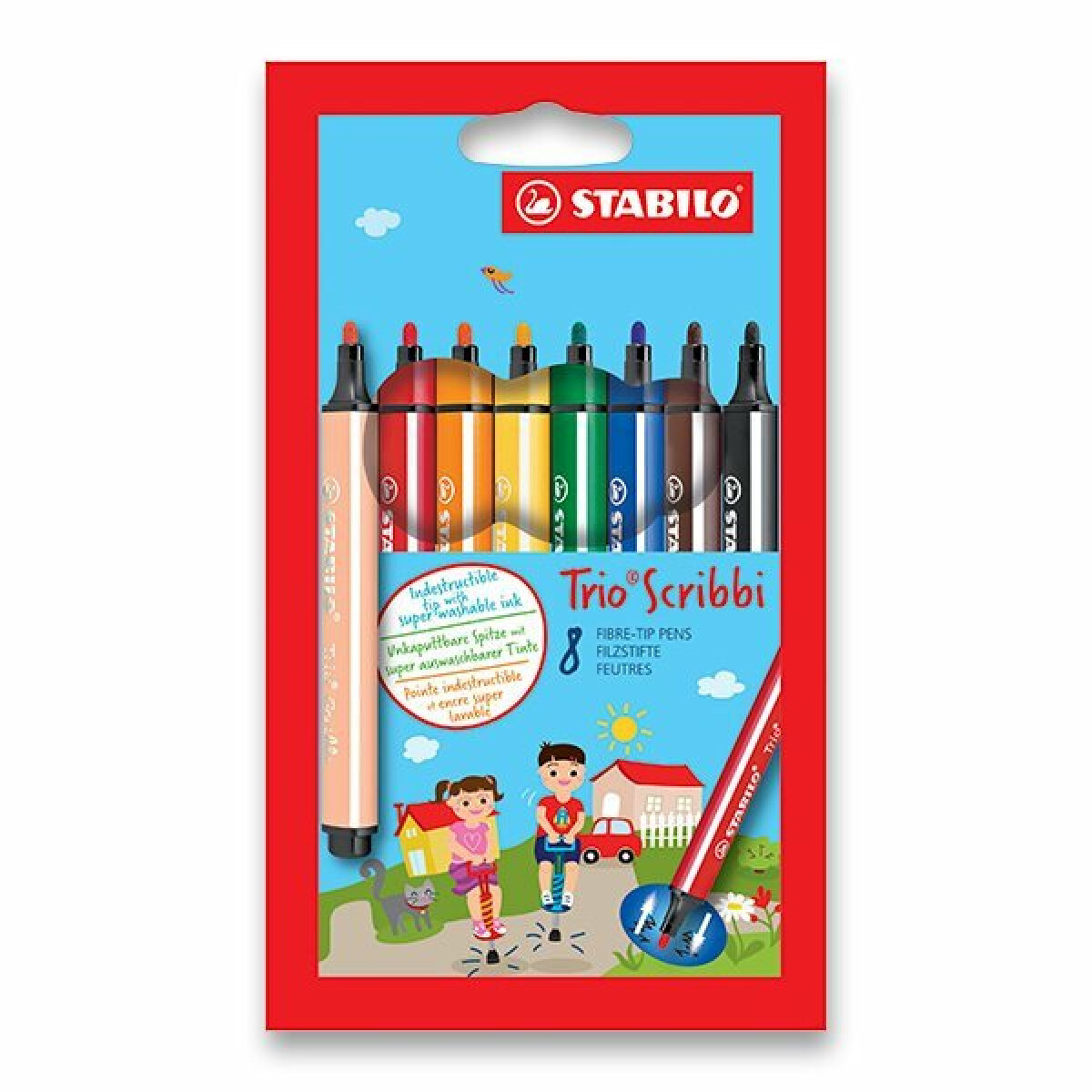 STABILO fixy Trio Scribbi 8 ks