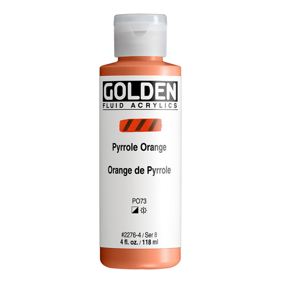Akryl Golden Fluid 118ml – 2276 Pyrrole Orange