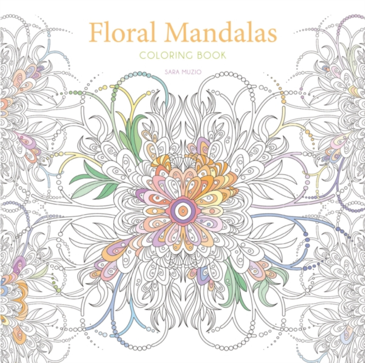 Levně Floral Mandalas Colouring book