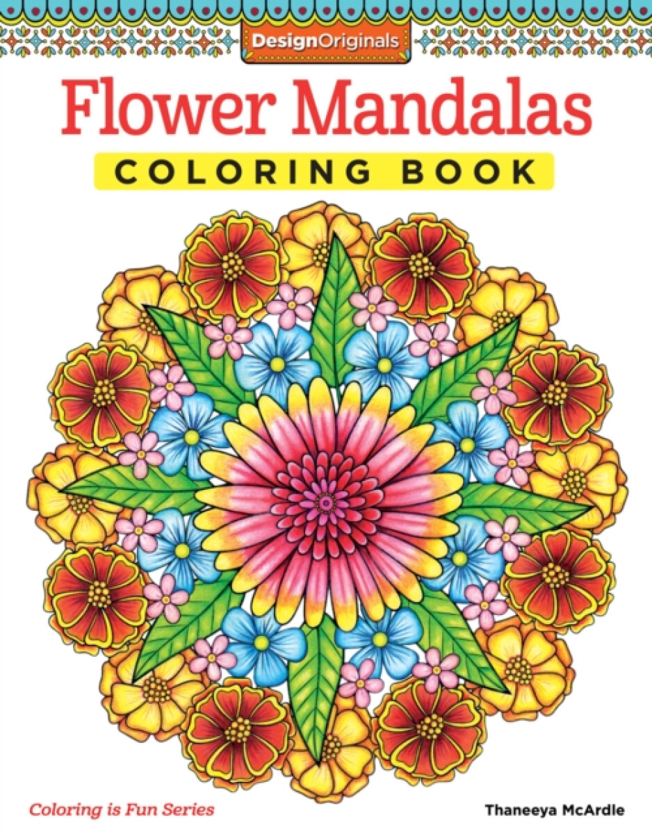Kniha Flower Mandalas Coloring Book