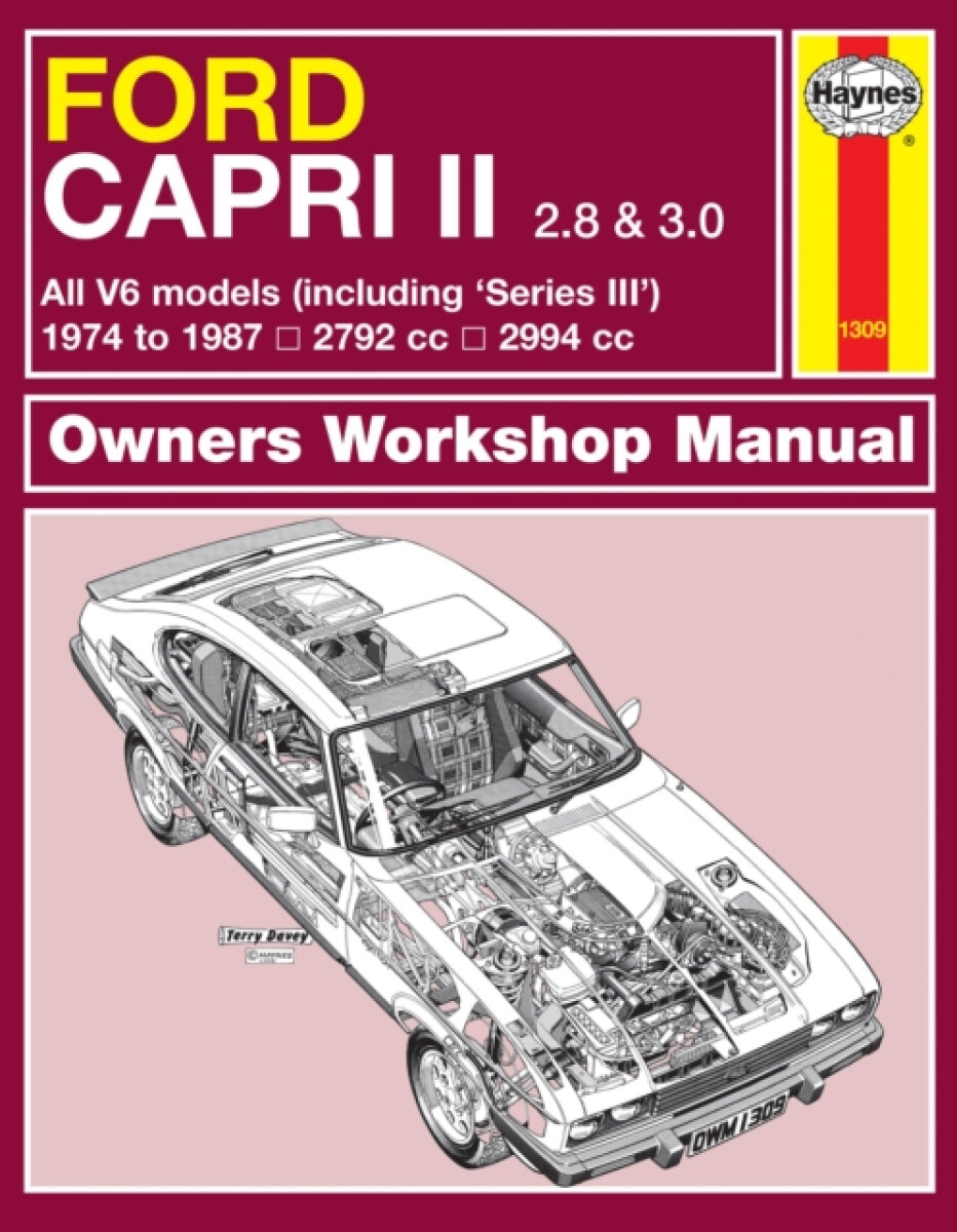 Kniha Ford Capri II (and III) 2.8 a 3.0 V6 (74 - 87) Haynes Repair Manual