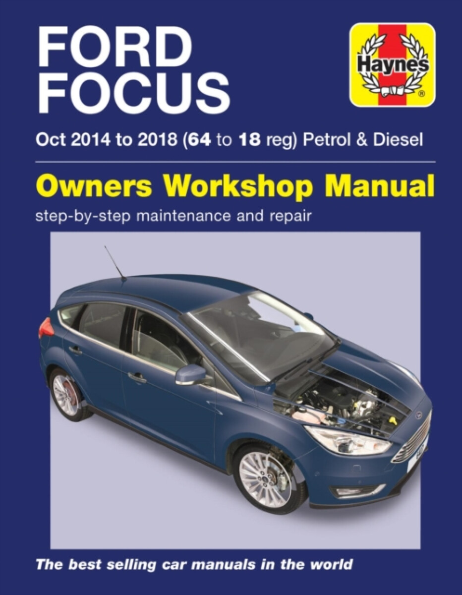 Kniha Ford Focus petrol a diesel (Oct '14-'18) 64 to 18