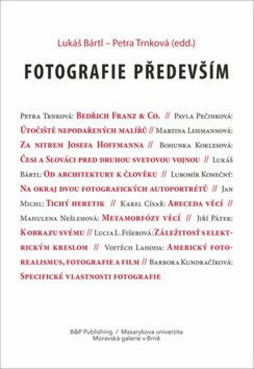 Kniha Fotografie především