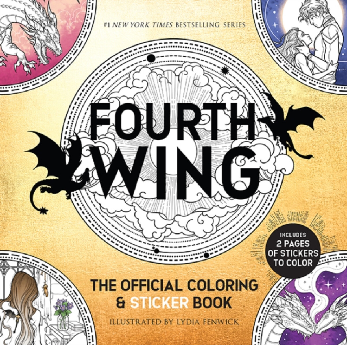 Kniha Fourth Wing: The Official Coloring & Sticker Book