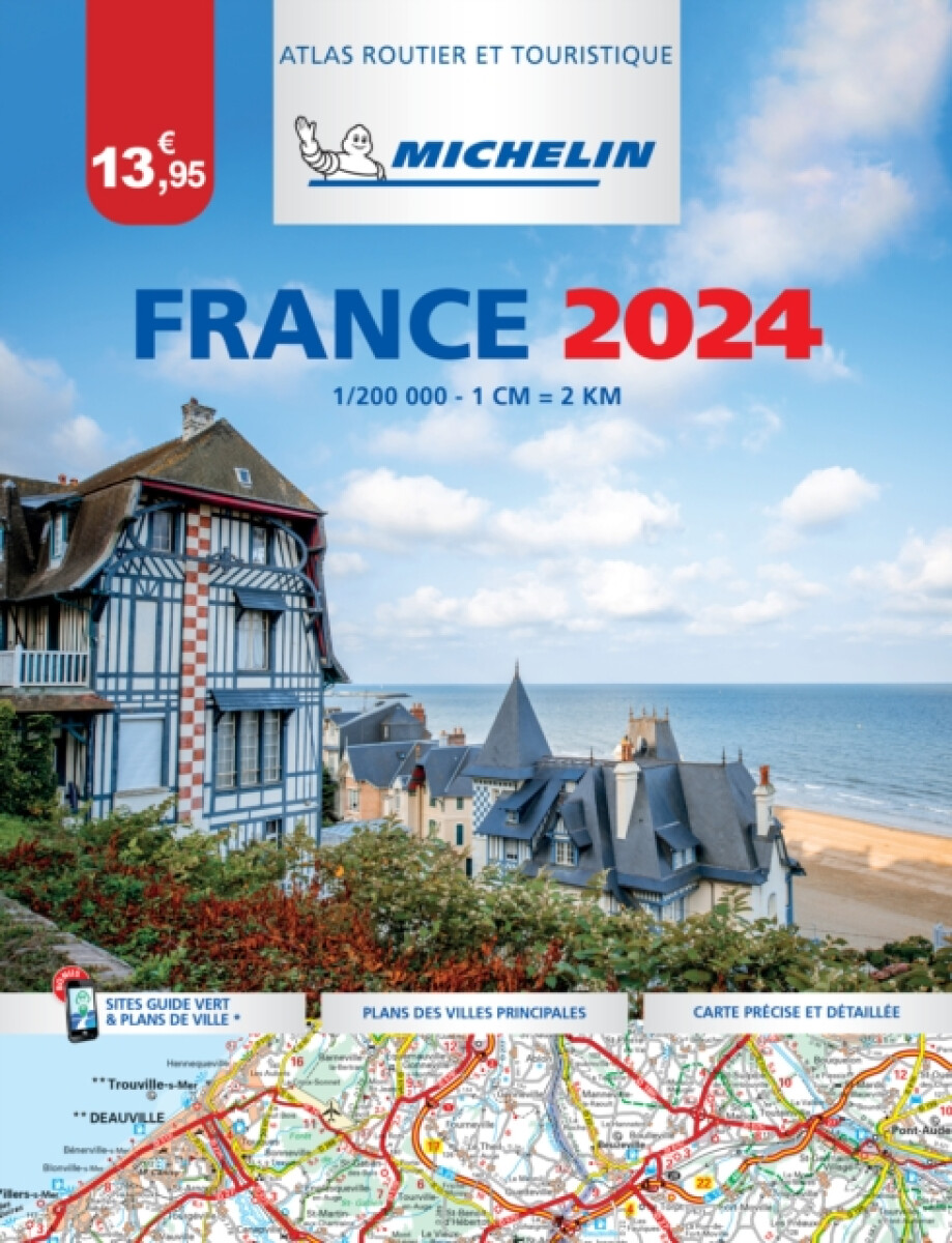 Kniha France Essential 2024 Tourist a Motoring Atlas
