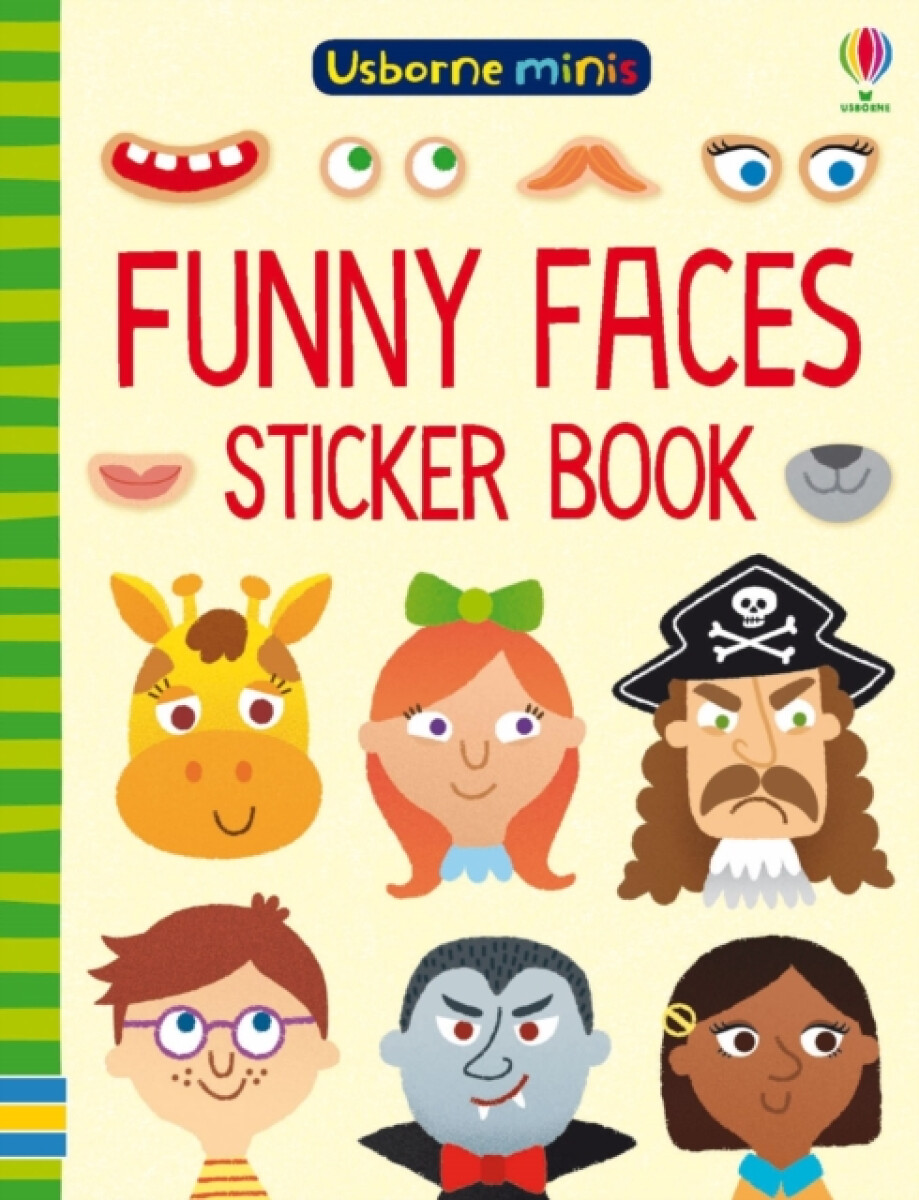 Kniha Funny Faces Sticker Book