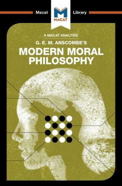 Kniha An Analysis of G.E.M. Anscombe's Modern Moral Philosophy